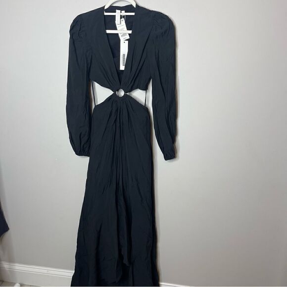 Jaelynn Cut Out Dress in Black SIMKHAI NWT XS - Picture 4 of 7